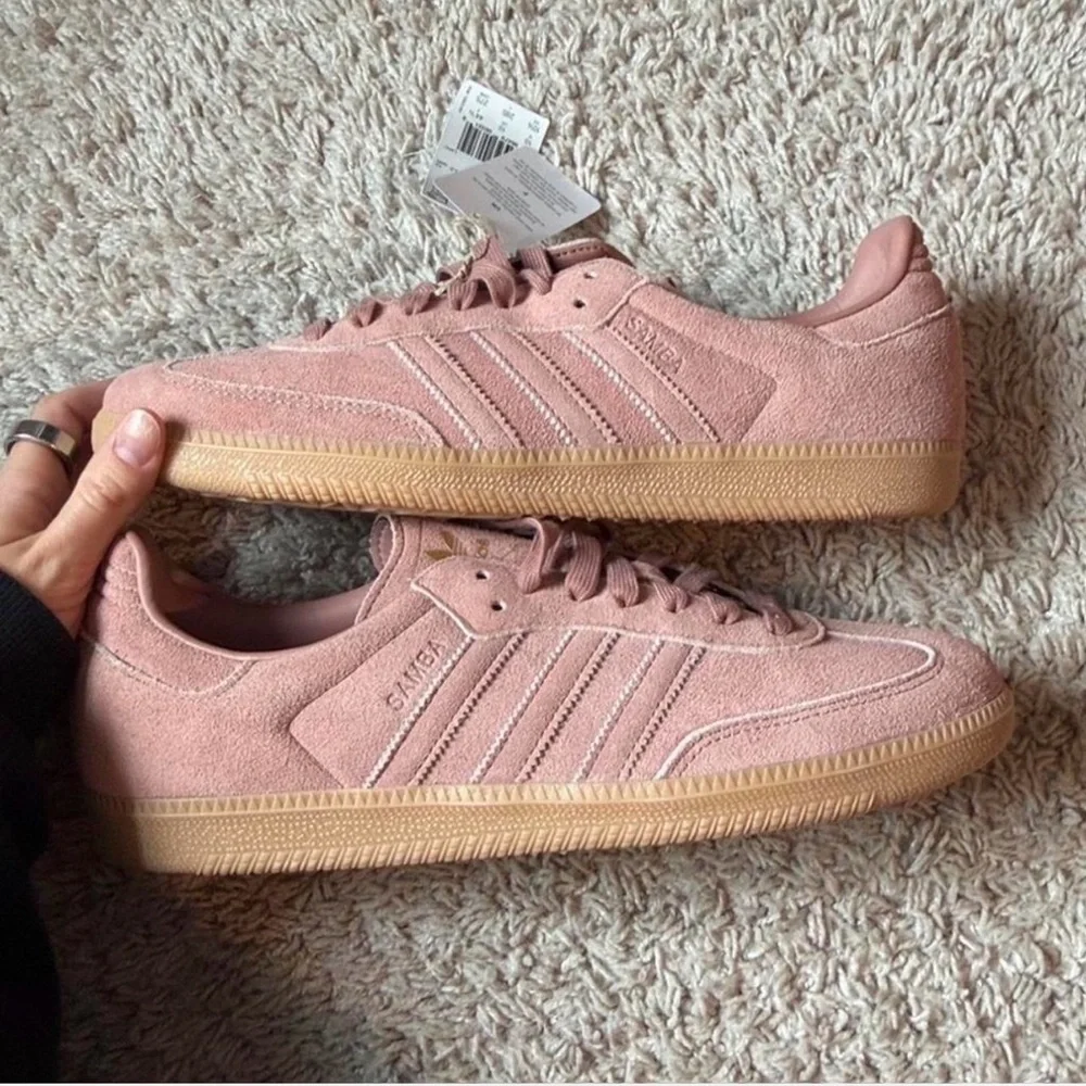 Adidas Women's Blush Suede Sneakers - Picture 1 of 2
